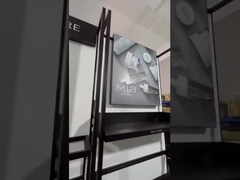 শক্ত কাগজের সাথে কাস্টমাইজড পালিশ কসমেটিক ডিসপ্লে স্ট্যান্ড প্যাকেজিং