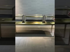 লকযোগ্য জুয়েলারি স্টোর শোকেস 2 দরজা 1 শেল্ফ বৈদ্যুতিক বা নিয়মিত লক